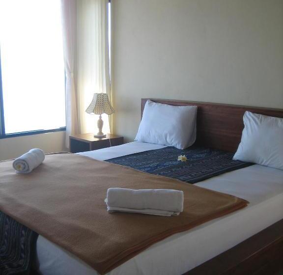 חדר דלוקס נוף לים, Lucky Paradise Bungalows On The Beach