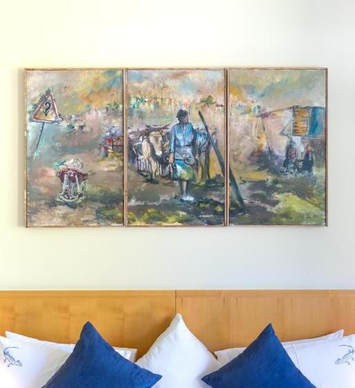 带泳池观景的豪华房, Lézard Bleu Guest House