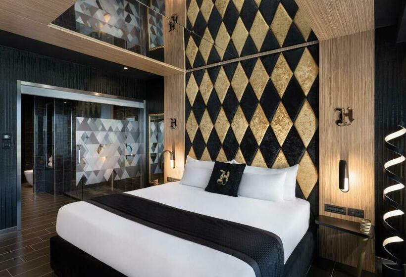 اتاق اساندارد با چشمانداز جانبی به دریا, H Hotel - Adults Only