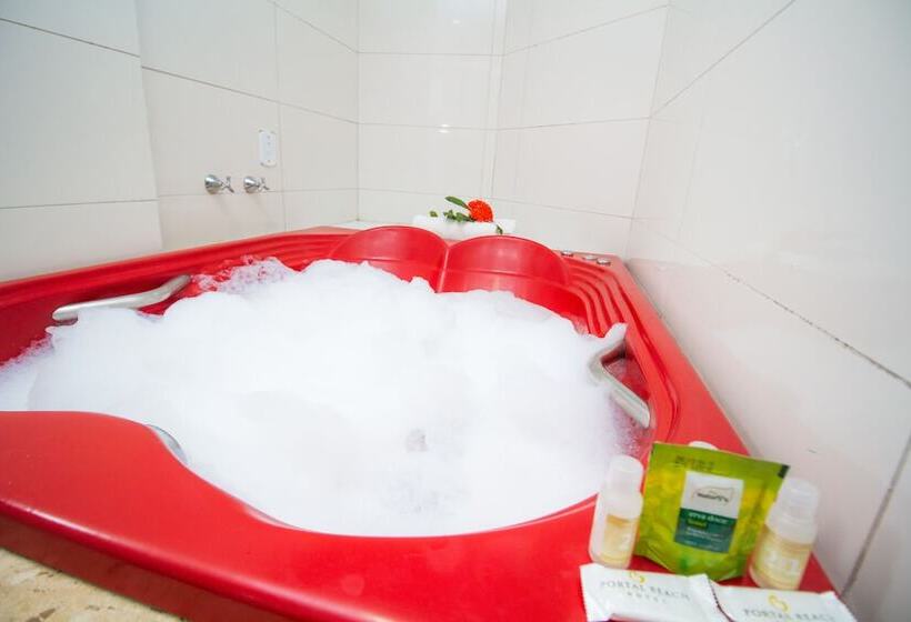 Quarto deluxe, Portal Beach  Rede Soberano