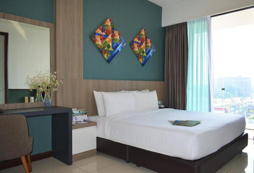 חדר סופריור עם מיטת קינג, D Wharf Hotel & Serviced Residence