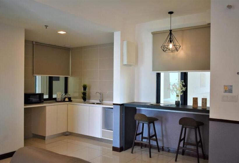 带1个卧室的高级公寓, D Wharf Hotel & Serviced Residence