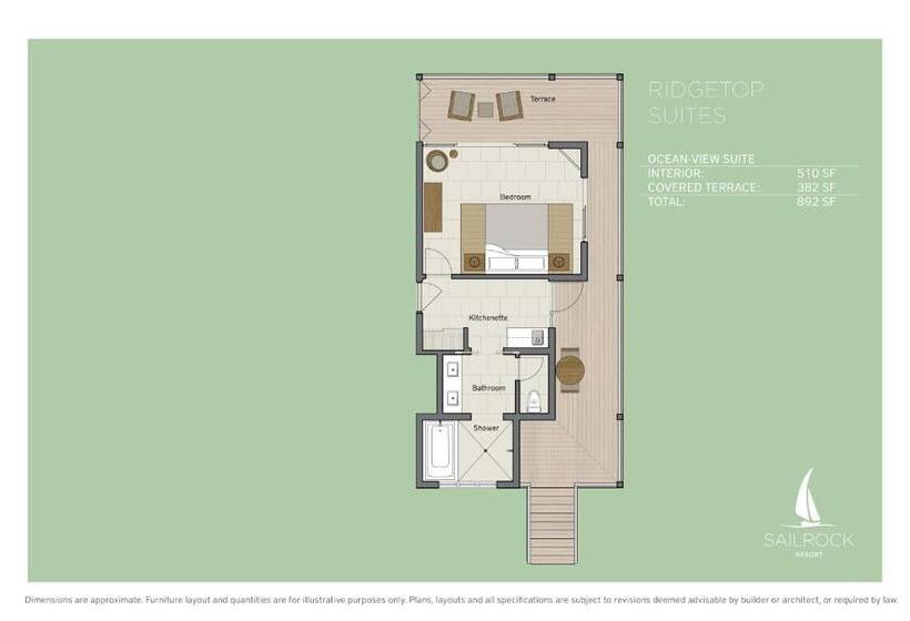 オーシャンビュースイート, Sailrock South Caicos   Island Hop Flight Included