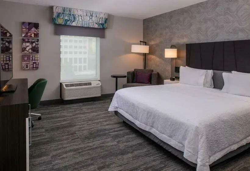 اتاق استاندارد با تخت بزرگ برای معلولان, Hampton Inn & Suites Winstonsalem Downtown