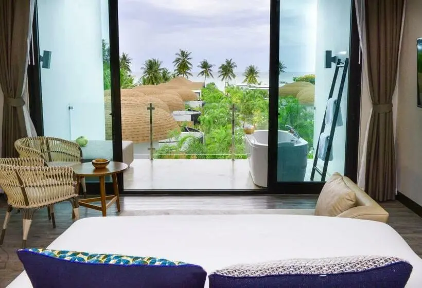 キングサイズベッドのスイートルーム, Tungtong Beach Villas