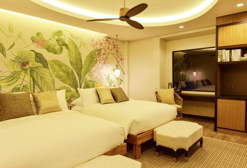 Quarto Familiar Vista Jardim, Tungtong Beach Villas