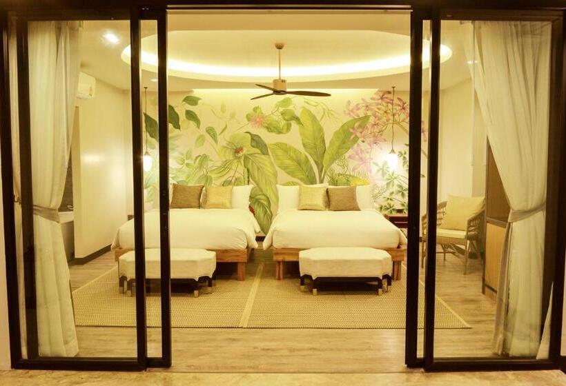 Quarto Familiar Vista Jardim, Tungtong Beach Villas