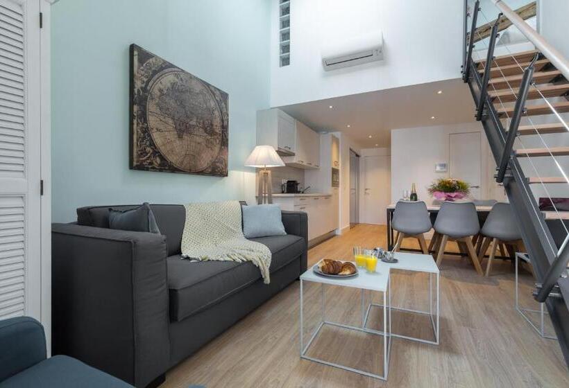 Апартаменты Дюплекс 1 Спальня, Florella Antibes Apartment
