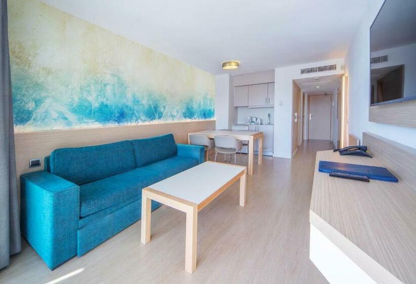 شقة سوبيريور غرفة نوم واحدة مطلّة علي البحر, Aparthotel Fontanellas Playa