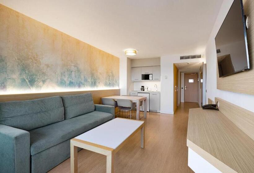 オーシャンビューのスーペリアー１ベッドルームアパートメント, Aparthotel Fontanellas Playa