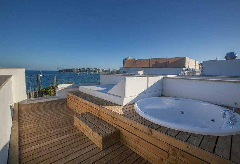 اتاق استاندارد با تراس و چشم‌انداز دریا, Fergus Style Palmanova - Adults Only