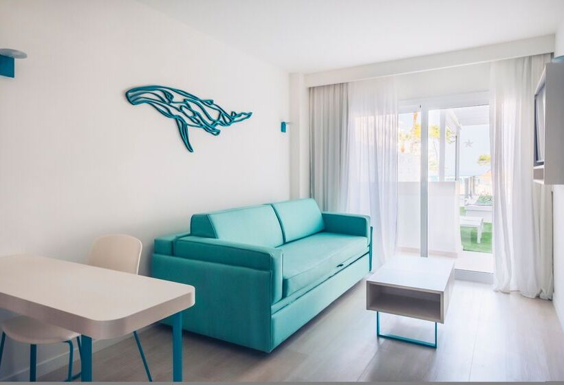 اتاق خانوادگی با چشمانداز جانبی دریا, Iberostar Waves Alcudia Park