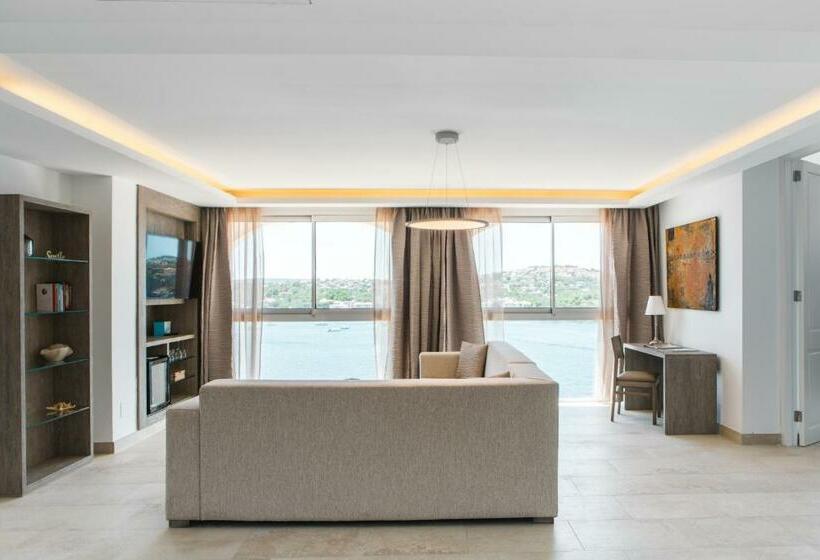 オーシャンビューの１ベッドルームデラックスアパート, Sentido Fido Punta Del Mar Hotel & Spa   Adults Only