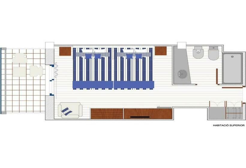 수피리어 룸, Tahiti Playa