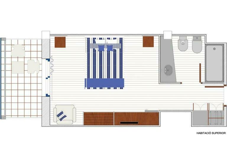수피리어 룸 바다 전망, Tahiti Playa