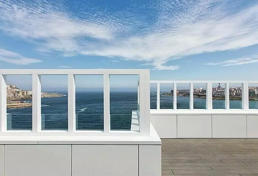 Standardzimmer mit Meerblick, Riazor