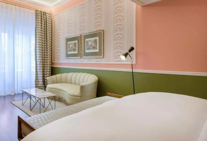 キングサイズベッドのデラックスルーム, Santo Mauro, A Luxury Collection Hotel, Madrid