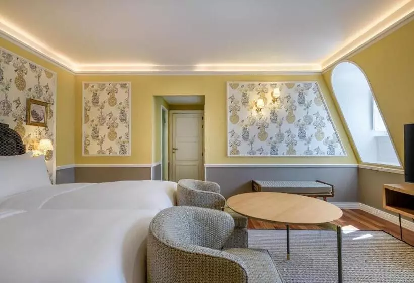 キングサイズベッドのデラックスルーム, Santo Mauro, A Luxury Collection Hotel, Madrid