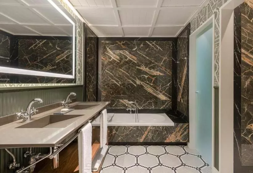キングサイズベッドのデラックスルーム, Santo Mauro, A Luxury Collection Hotel, Madrid