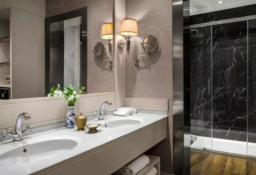 キングサイズベッドのデラックスルーム, Santo Mauro, A Luxury Collection Hotel, Madrid