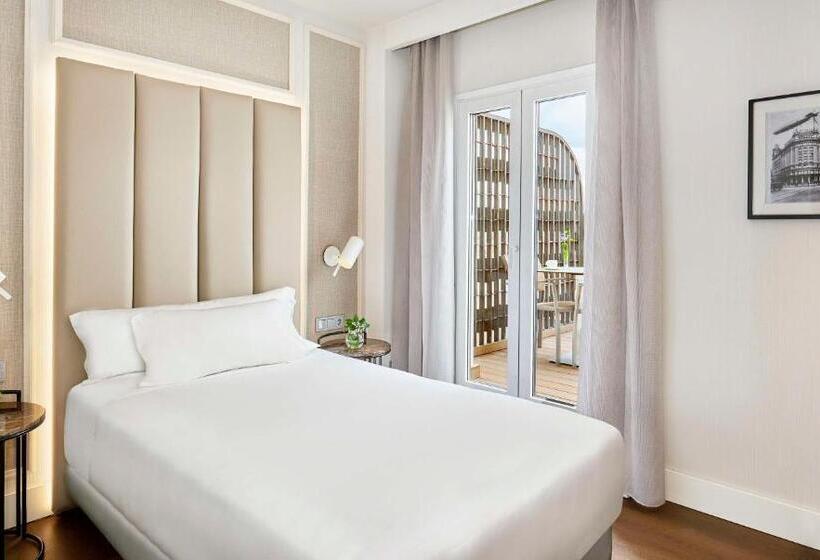 اتاق استاندارد یک تخته با چشمانداز, NH Madrid Nacional