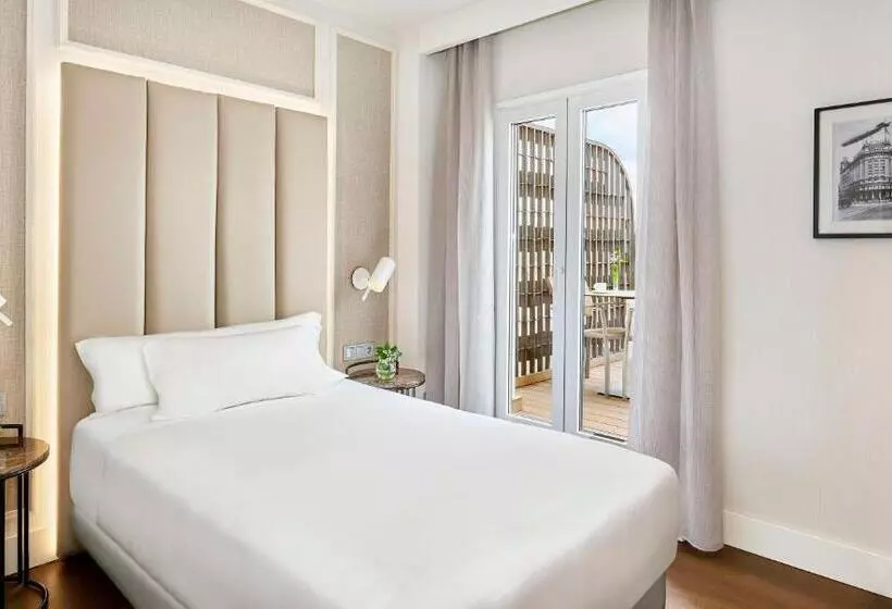 اتاق استاندارد یک تخته با چشمانداز, NH Madrid Nacional