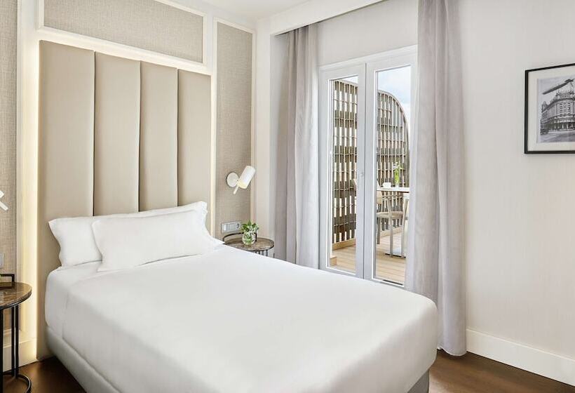 اتاق استاندارد یک تخته با چشمانداز, NH Madrid Nacional