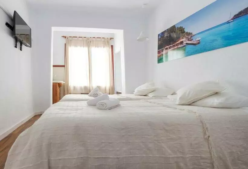 اتاق استاندارد با سرویس بهداشتی مشترک, Hostal Ibiza