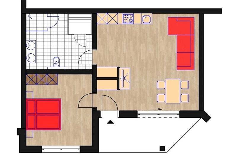 침실 1개 아파트, Alpenparks Chalet & Apartment Alpina Seefeld