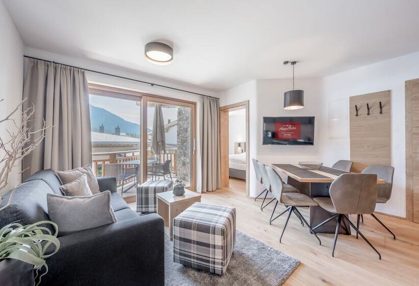 Апартаменты Superior 1 Спальня, Alpenparks Chalet & Apartment Alpina Seefeld