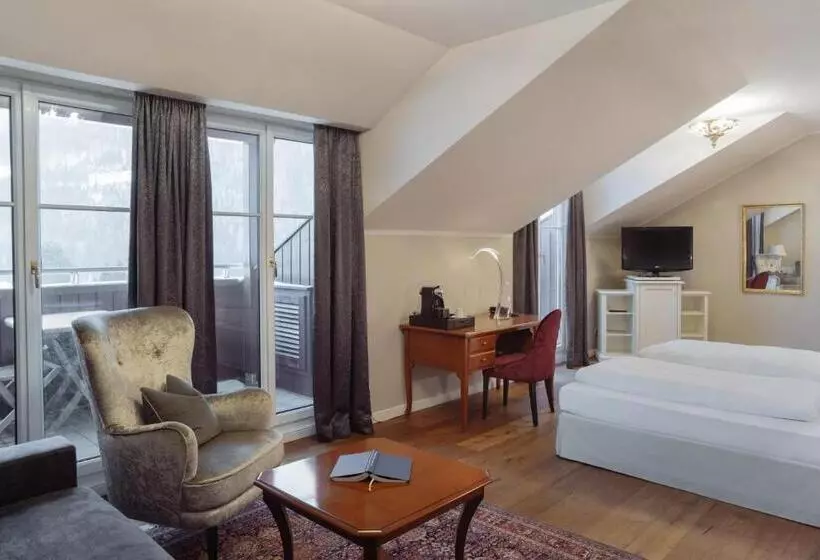 اتاق لوکس با بالکن, Imlauer Hotel Schloss Pichlarn