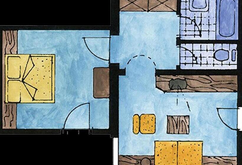 1 Yatak Odalı Daire, Thermal Badhotel Kirchler