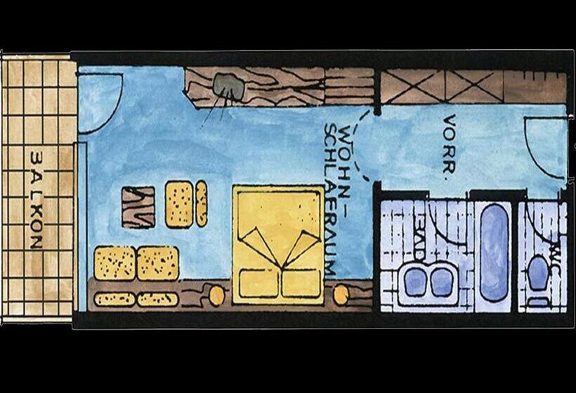 Manzaralı Standart Oda, Thermal Badhotel Kirchler