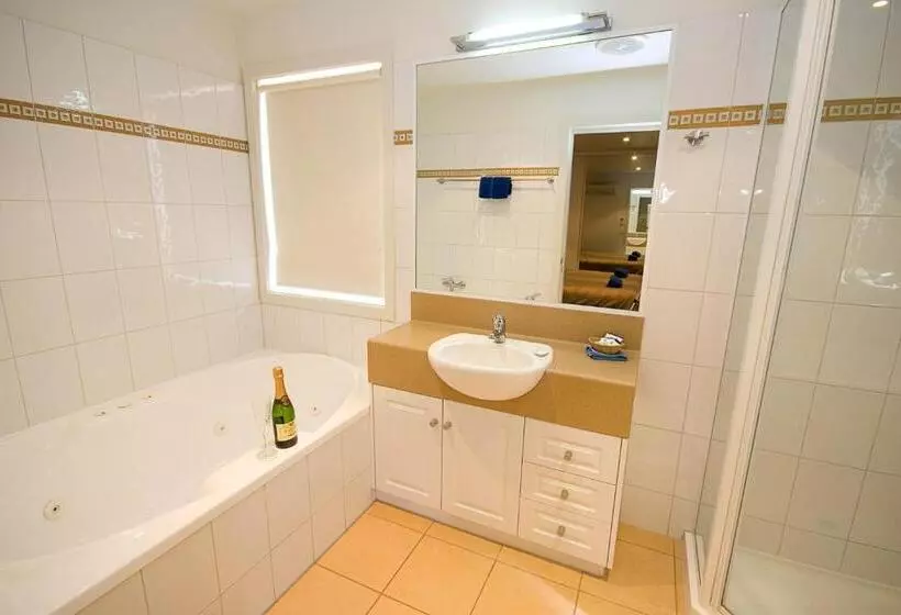 Superior-huoneisto 1 Makuuhuone, Anchorage Motel & Villas Lorne