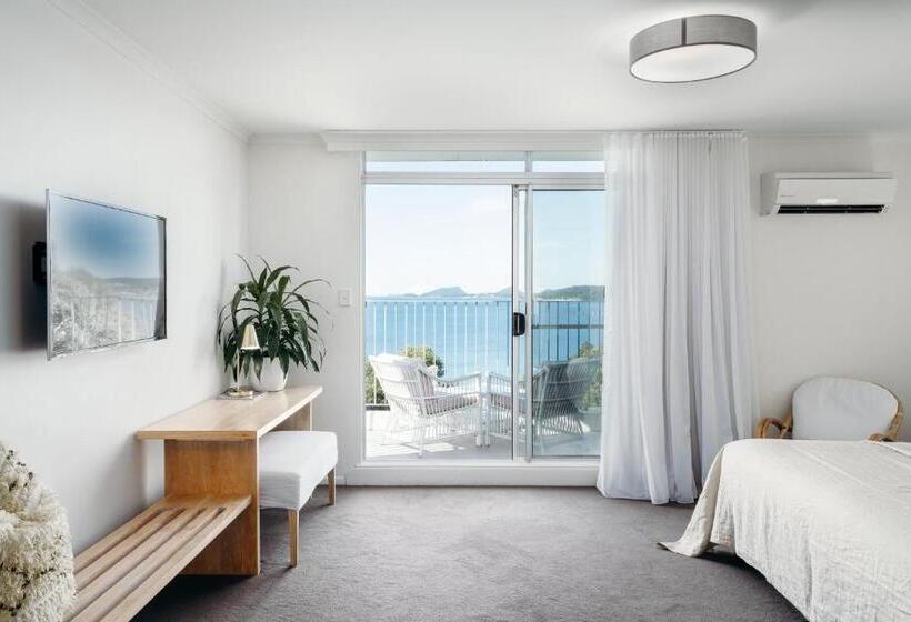 חדר דלוקס נוף לים, Bannisters Port Stephens