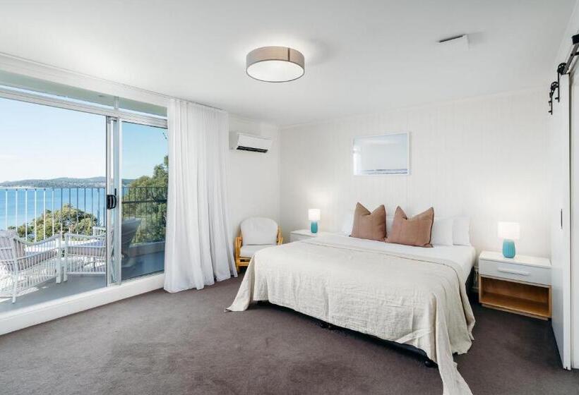 חדר דלוקס נוף לים, Bannisters Port Stephens