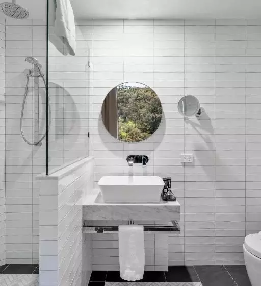 キングサイズベッド、ビュー付きデラックスルーム, Mount Lofty House & Estate Adelaide Hills