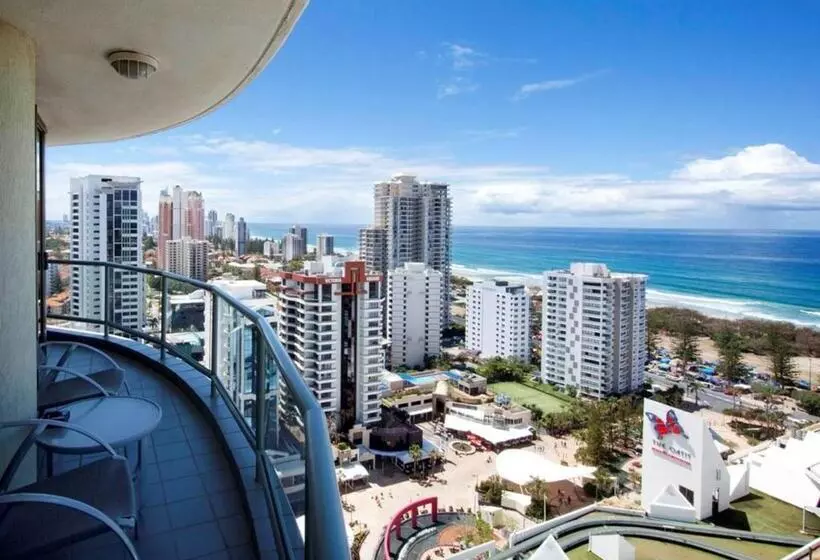 اتاق دلوکس با تخت کینگ و چشم‌انداز, Sofitel Gold Coast Broadbeach