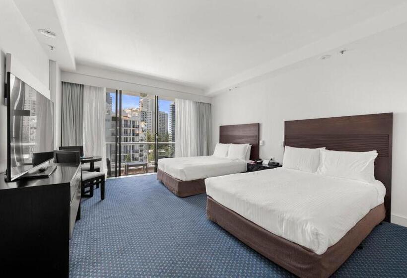 Номер Стандарт 2 Двуспальные Кровати, Crowne Plaza Surfers Paradise, An Ihg