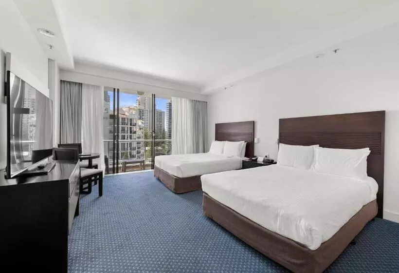 اتاق استاندارد با 2 تخت دوبل, Crowne Plaza Surfers Paradise, An Ihg