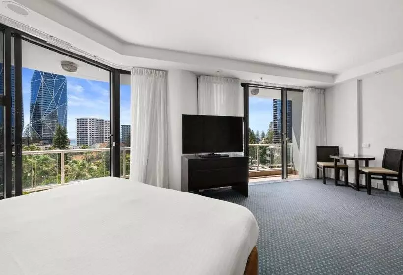 اتاق استاندارد با تخت بزرگ, Crowne Plaza Surfers Paradise, An Ihg