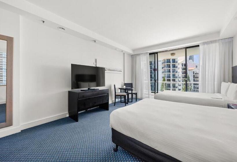 Номер Стандарт 2 Двуспальные Кровати, Crowne Plaza Surfers Paradise, An Ihg