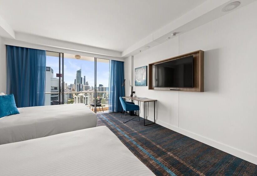 Номер Стандарт 2 Двуспальные Кровати, Crowne Plaza Surfers Paradise, An Ihg