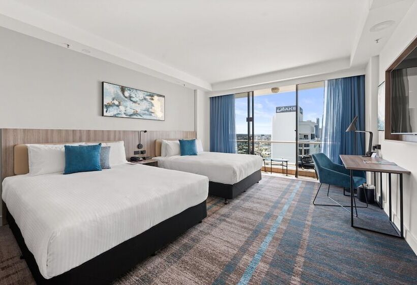 Номер Стандарт 2 Двуспальные Кровати, Crowne Plaza Surfers Paradise, An Ihg