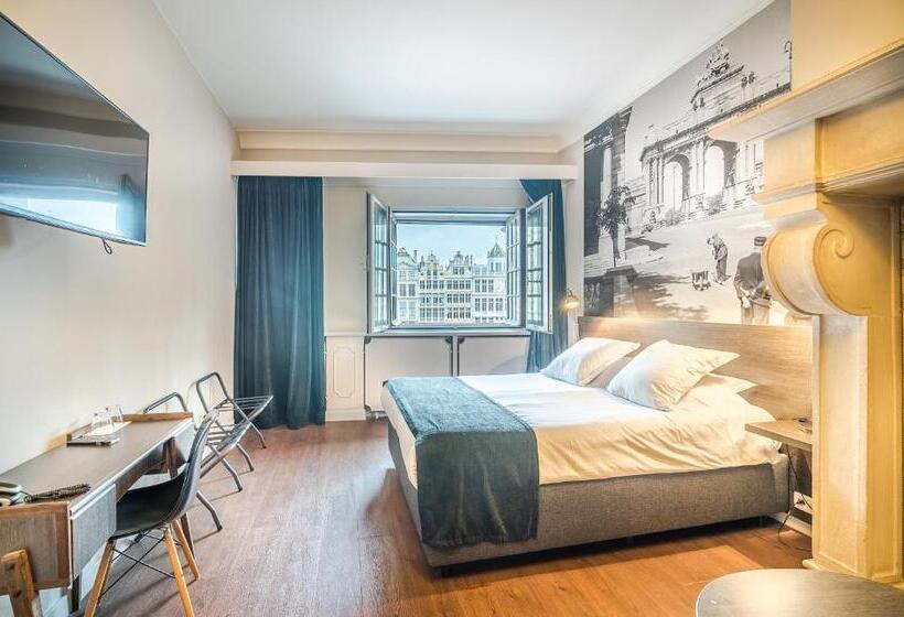 اتاق استاندارد با چشم‌انداز, Résidence Hotel Le Quinze Grand Place Brussels