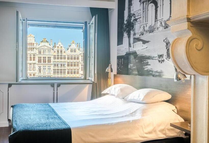Standaardkamer met Uitzicht, Résidence Hotel Le Quinze Grand Place Brussels