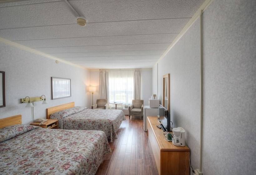 带2个双人床的标准工作室, Claymore Inn And Suites