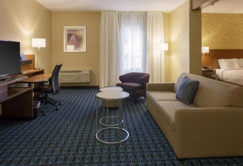 キングサイズベッドのスイートルーム, Fairfield Inn & Suites By Marriott Belleville