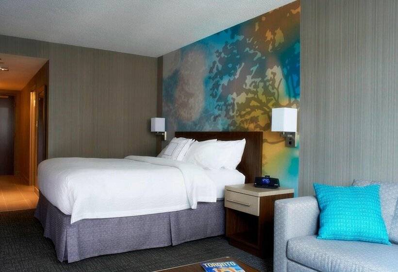 ダブルベッドスタンダードルーム, Courtyard By Marriott Toronto Downtown