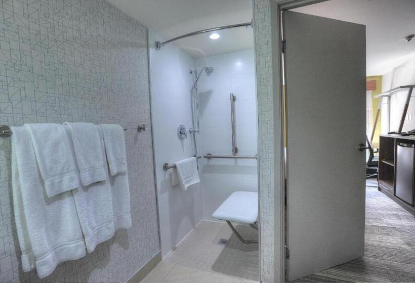 Quarto Estandar Cama King para Deficientes Físicos, Holiday Inn Express & Suites Toronto Airport West, An Ihg